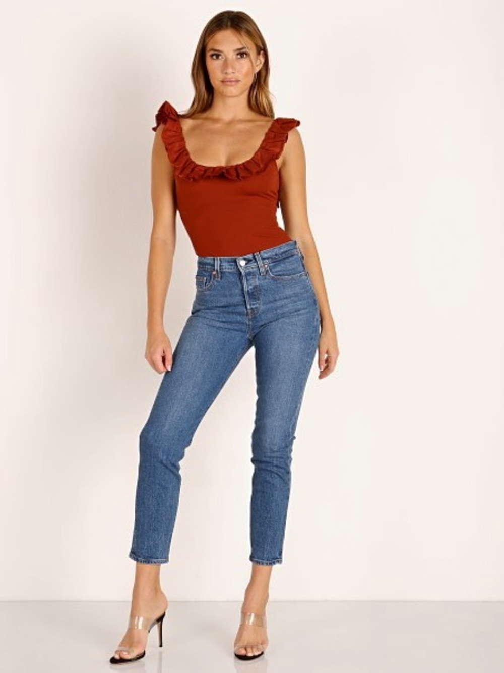 Levi’s Premium Wedgie Icon Fit Size 26 in Charleston Moves NWT